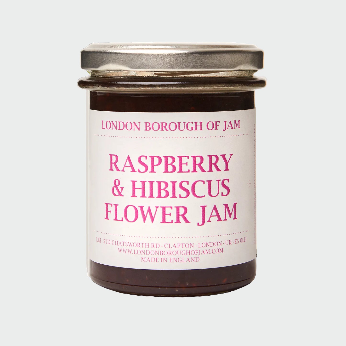 LBJ Raspberry and Hibiscus Flower Jam 220g