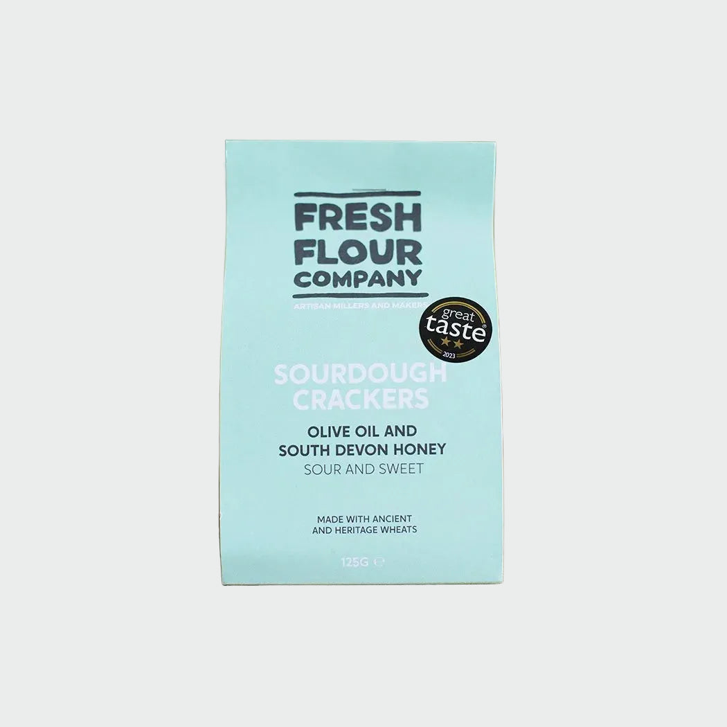 Fresh Flour Company Sourdough Crackers - Olive Oil & South Devon Honey